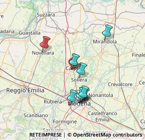 Mappa Via Fernando de Rosa, 41012 Carpi MO, Italia (11.70091)