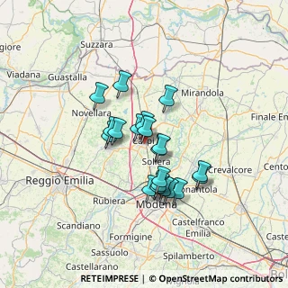 Mappa Via Fernando de Rosa, 41012 Carpi MO, Italia (10.597)