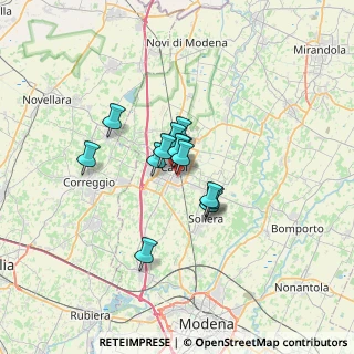 Mappa Via Fernando de Rosa, 41012 Carpi MO, Italia (4.06769)