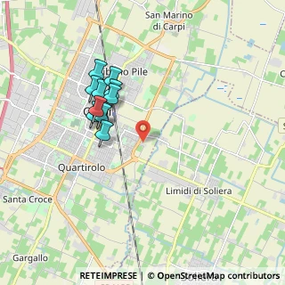 Mappa Via Cavata, 41012 Carpi MO, Italia (1.64727)