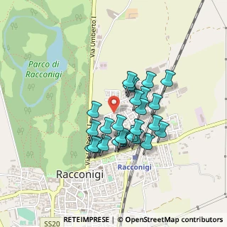 Mappa Via Fleming, 12035 Racconigi CN, Italia (0.35556)