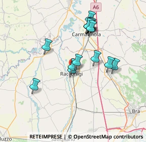 Mappa Via Fleming, 12035 Racconigi CN, Italia (6.80688)