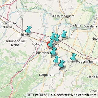 Mappa Via Tommaso Augusto Contini, 43125 Parma PR, Italia (10.73091)