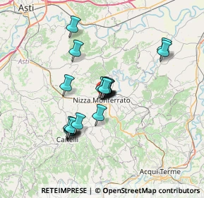 Mappa Via Cordara, 14049 Nizza Monferrato AT, Italia (5.21158)