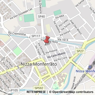 Mappa Via Cordara, 34, 14049 Nizza Monferrato, Asti (Piemonte)