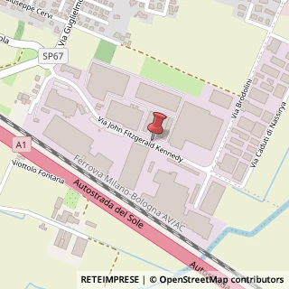 Mappa Via J.F.Kennedy, 18, 42040 Campegine, Reggio nell'Emilia (Emilia Romagna)