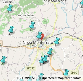 Mappa Piazza XX Settembre, 14049 Nizza Monferrato AT, Italia (3.3965)