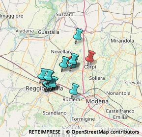 Mappa Piazzale 2 Agosto, 42015 Correggio RE, Italia (10.7685)