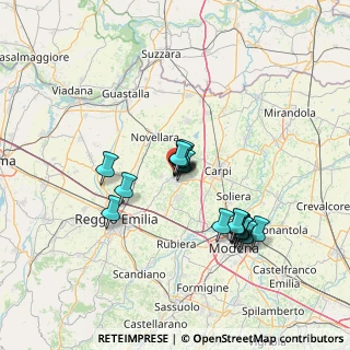 Mappa Piazzale 2 Agosto, 42015 Correggio RE, Italia (11.915)
