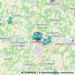 Mappa Piazzale 2 Agosto, 42015 Correggio RE, Italia (2.04909)