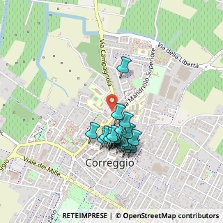 Mappa Piazzale 2 Agosto, 42015 Correggio RE, Italia (0.369)