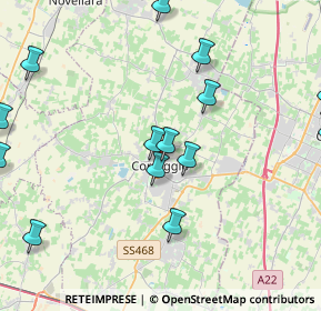 Mappa Piazzale 2 Agosto, 42015 Correggio RE, Italia (6.053)