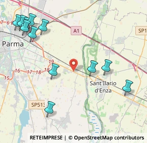 Mappa Via Marco Emilio Lepido, 43122 San Prospero PR, Italia (5.38083)