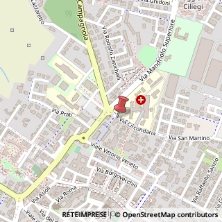 Mappa Via Circondaria, 26, 42015 Correggio, Reggio nell'Emilia (Emilia Romagna)