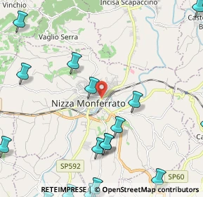 Mappa Via San Martino, 14049 Nizza Monferrato AT, Italia (3.416)