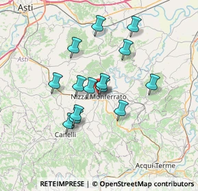 Mappa Via Gervasio, 14049 Nizza Monferrato AT, Italia (5.82214)