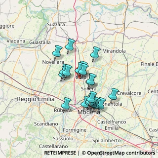 Mappa Via Alvise Cadamosto, 41012 Carpi MO, Italia (10.519)