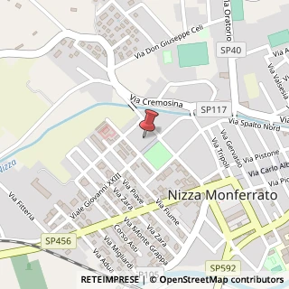 Mappa Piazza G. Marconi, 46, 14049 Nizza Monferrato, Asti (Piemonte)