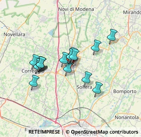 Mappa Via Aldo Moro Interna, 41012 Carpi MO, Italia (5.47353)