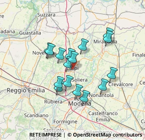 Mappa Via Aldo Moro Interna, 41012 Carpi MO, Italia (11.20813)