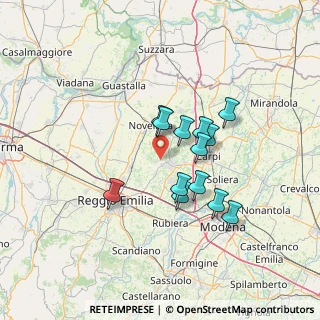 Mappa Via Fosdondo, 42015 Correggio RE, Italia (11.05923)