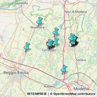 Mappa Via Prati, 42015 Correggio RE, Italia (6.34211)