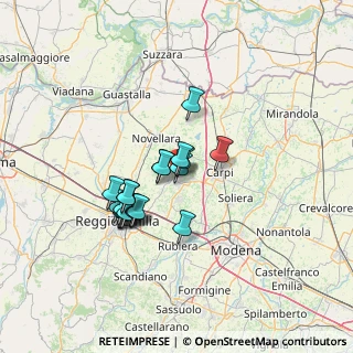 Mappa Via Prati, 42015 Correggio RE, Italia (10.8075)