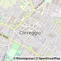 Hartă Correggio