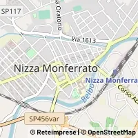 Mapa Nizza Monferrato