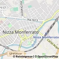Kaart Nizza Monferrato