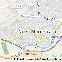 Kaart Nizza Monferrato