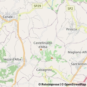 Mappa Castellinaldo d'Alba