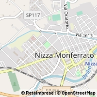Mapa Nizza Monferrato
