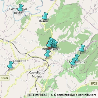 Mappa Via Garibaldi, 14046 Mombaruzzo AT, Italia (1.85364)