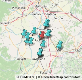 Mappa Corso Regina Elena, 12035 Racconigi CN, Italia (10.01)