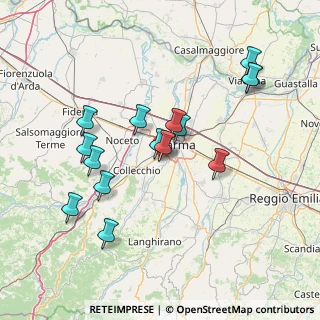 Mappa Str. Vigheffio, 43125 Parma PR, Italia (14.55533)