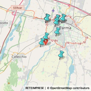 Mappa Str. Vigheffio, 43125 Parma PR, Italia (3.67727)