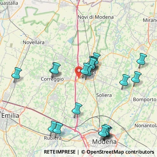 Mappa Via Euclide di Megara, 41012 Carpi MO, Italia (8.766)