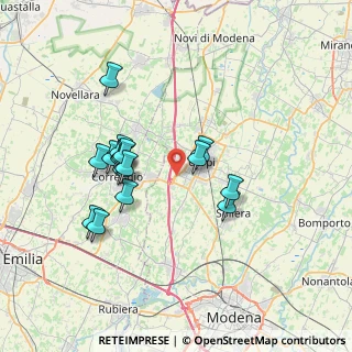 Mappa Via Euclide di Megara, 41012 Carpi MO, Italia (6.505)
