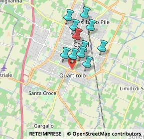 Mappa Via Abetone, 41012 Carpi MO, Italia (1.38364)