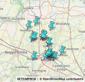 Mappa Via Abetone, 41012 Carpi MO, Italia (10.3845)