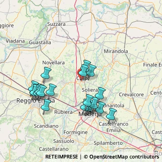 Mappa Via Abetone, 41012 Carpi MO, Italia (15.626)