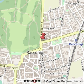Mappa Corso Regina Elena, 1, 12035 Racconigi, Cuneo (Piemonte)