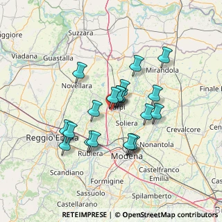 Mappa Piazzale della Repubblica, 41012 Carpi MO, Italia (11.6085)