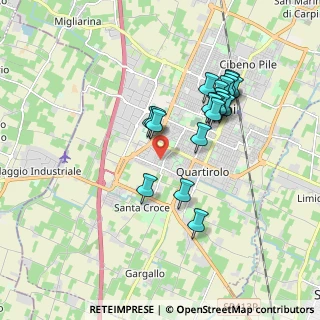 Mappa Piazzale della Repubblica, 41012 Carpi MO, Italia (1.6765)