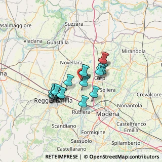 Mappa Via Carlo V, 42015 Correggio RE, Italia (10.6225)