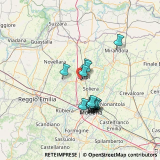 Mappa Via Ugo la Malfa, 41012 Carpi MO, Italia (12.326)