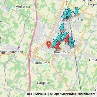 Mappa Via Ugo la Malfa, 41012 Carpi MO, Italia (1.94286)