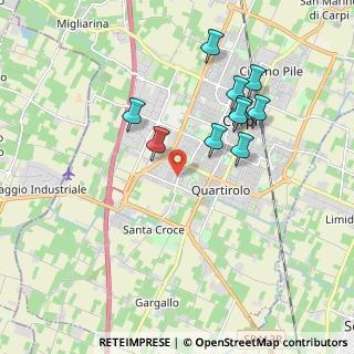 Mappa Via Ugo la Malfa, 41012 Carpi MO, Italia (1.94182)