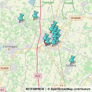Mappa Via Ugo la Malfa, 41012 Carpi MO, Italia (2.78615)